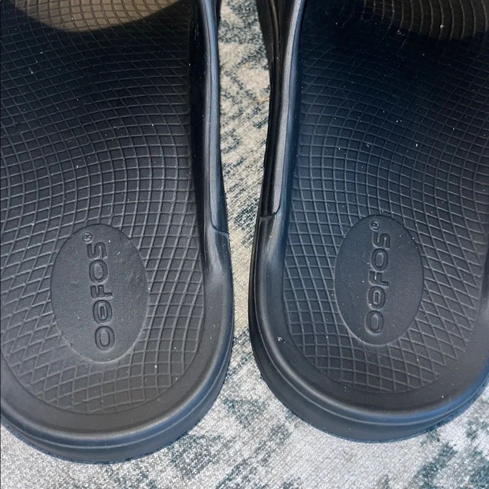OOFOS OOahh unisex Recovery Slide black size women’s mens 9 - Picture 6 of 8